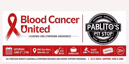 Support Blood Cancer United at Pablito\u2019s