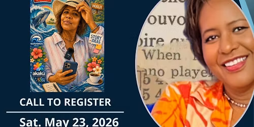 AKAK\u016a CREATIVE WORKSHOP: POCKET STORYTELLING