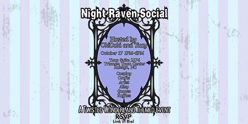 Night Raven Social a Twisted Wonderland themed event