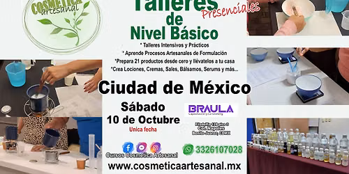 Talleres de Nivel B\u00e1sico de Cosm\u00e9tica Artesanal, Ciudad de M\u00e9xico