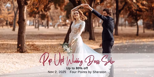 Moncton Pop Up Wedding Dress Sale
