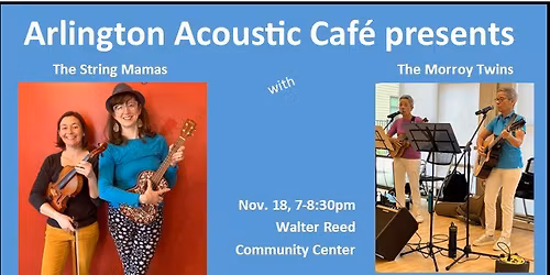 Acoustic Cafe, presents The String Mamas with The Morroy Twins