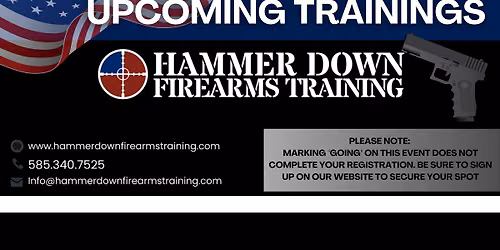 BASIC PISTOL COURSE - (DAY 1 for NYS Pistol Permit Course)