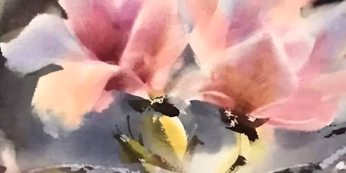 Beginner watercolor painting