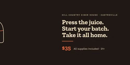 Cider Making (and drinking \ud83e\udd2d) Class