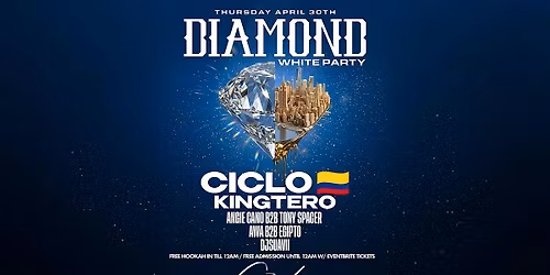 ALL WHITE Diamond Party Thursday at CIELO Sushi Lounge