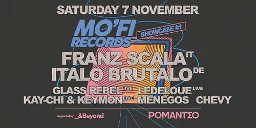MO\u2019FI RECORDS Showcase #1 at ROMANTSO w\/ FRANZ SCALA (IT) & ITALO BRUTALO (DE)