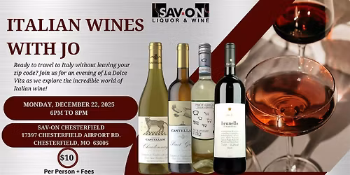 ITALIAN WINES WITH JO