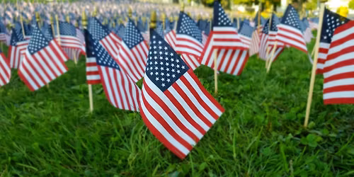 Veteran of the Month Flag Raising Ceremony for Joseph "Butch" Murawski (Marine Corps)