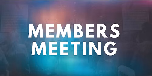 October Member's Meeting & Board Voting