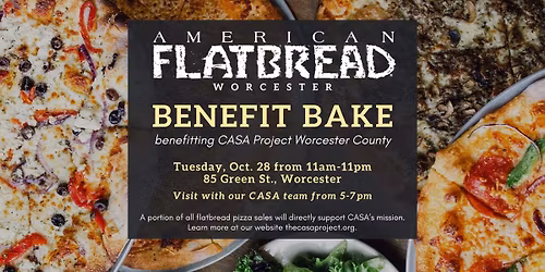 Benefit Bake benefitting CASA Project Worcester County