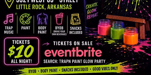 Trapn PAINT GLOW PARTY!