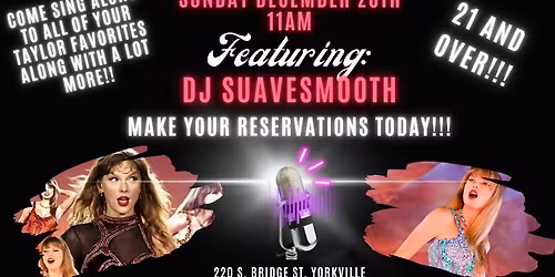 Taylor Swift Sing-Along Sunday Brunch