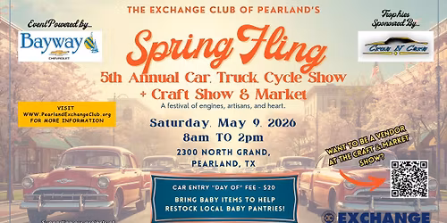 Spring Fling Car and Craft Show and Market