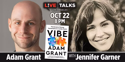 Adam Grant with Jennifer Garner