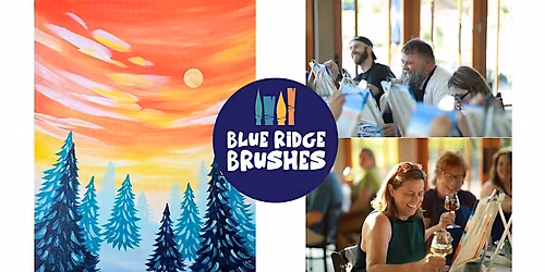 Paint + Sip: "Glowing Spruce Sunset" at Potter's Craft Cider
