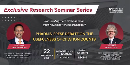 Phadnis-Frese Debate on the Usefulness of Citation Counts