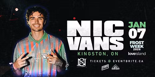 Nic Vans (Love Island) Live In Kingston