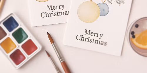 Gin & Bells - last Christmas watercolor class!