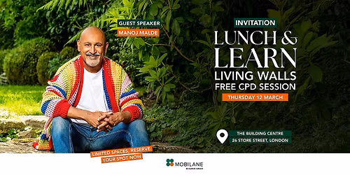 Living walls in urban settings - An inspiring talk with Manoj Malde