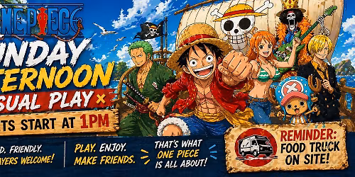 One Piece Casual Play Tournament Sundays