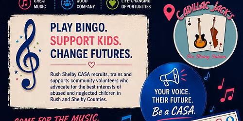 The Sound of Support Music Bingo