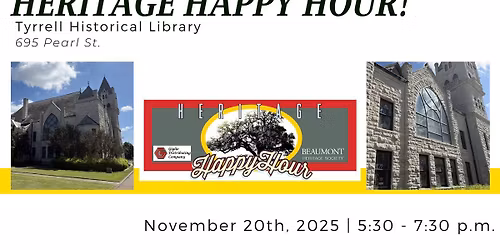 Heritage Happy Hour - Tyrrell Historical Library