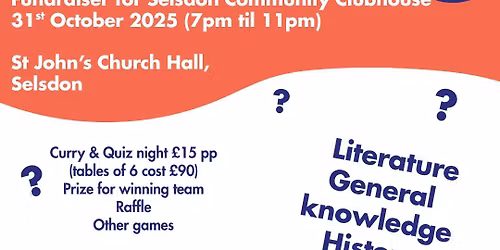 Quiz night\/fundraiser