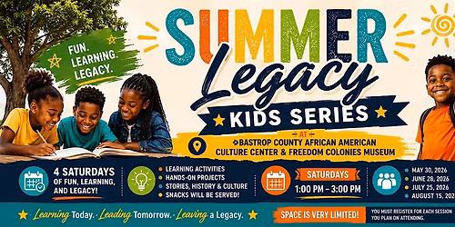 Legacy Kids Summer Series