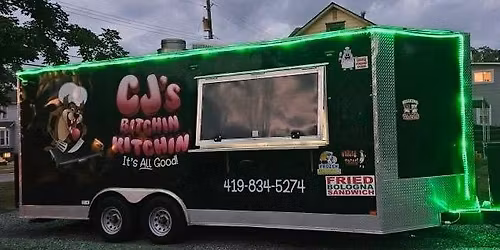 CJ's B'tichin Kitchin Food Truck 6\/11 at Side Street Eats Behind Holders Hideaway