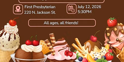 "Slice and Ice" Pizza Supper and Ice Cream Social