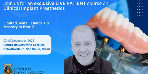 Clinical Implant Prosthetics Course \u2014 Hands-On Mastery in Brazil!