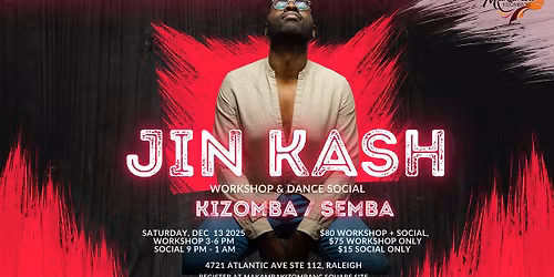 Kizomba\/Semba Workshop with Jin Kash