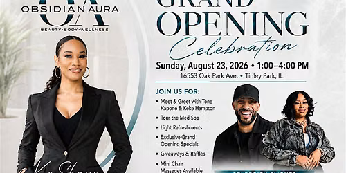 Obsidian Aura Med Spa Grand Opening