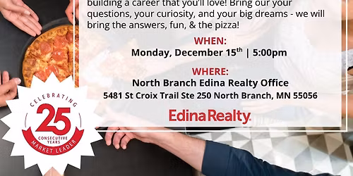 Pizza & Possibilities in Real Estate!