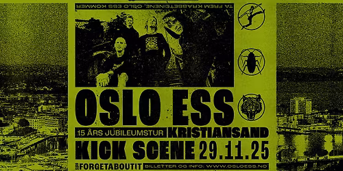 Dirty Old Town pres: Oslo Ess \u2013 Elektrisk & Akustisk + support: Forgetaboutit | Kick Kulturhus