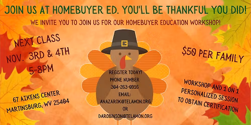 November 2025 Homebuyer Education Class