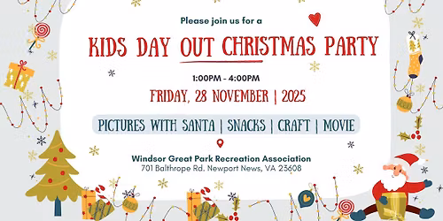 Kids Day Out Christmas Party