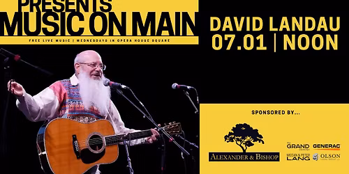 Music On Main--Noon Concert featuring David Landau
