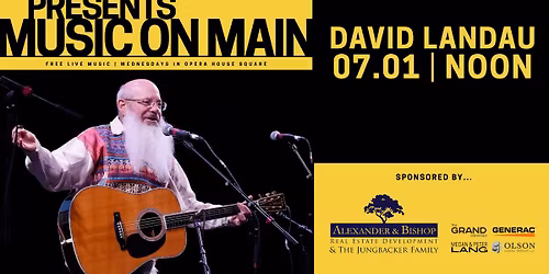 Music On Main--Noon Concert featuring David Landau