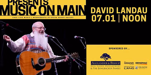 Music On Main--Noon Concert featuring David Landau