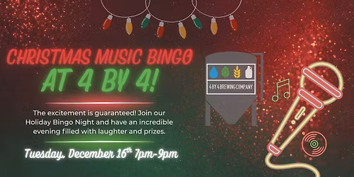 Christmas Music Bingo!!!