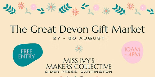 The Great Devon Gift Pop Up Market