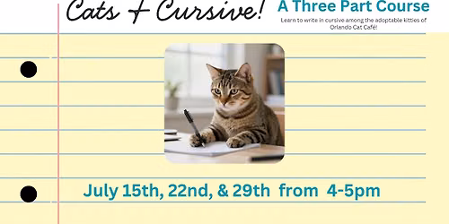 Cats & Cursive - A Three Part Course