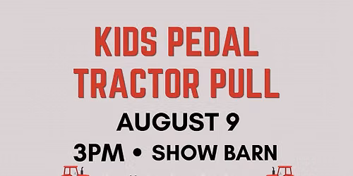 Kids Pedal Tractor Pull