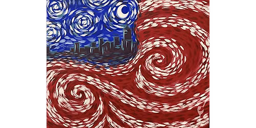 Starry Night in America - Paint and Sip in Denver | Classpop!\u2122