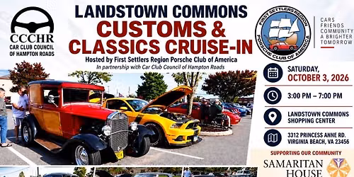 \ud83d\ude98 Customs, Classics & Community at Landstown Commons! \ud83c\udfc1
