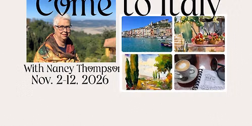 Travel to Italy with Nancy Thompson