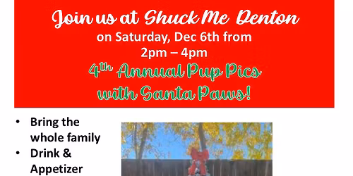 Pup Pics With Santa Paws