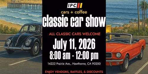 IPC Cars & Coffee Classic Car Show